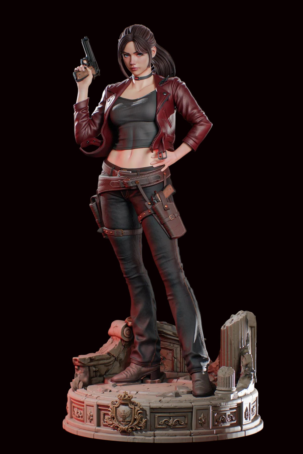 Claire Redfield | Resident Evil | Fan Art | Fully Magnetized Figurine