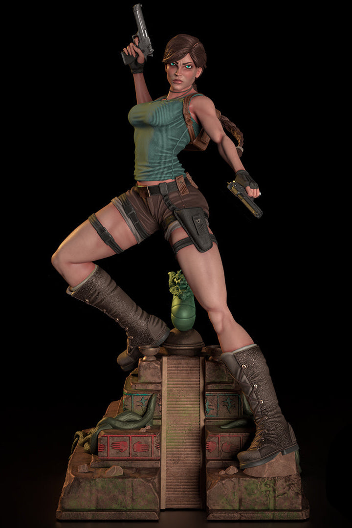 Lara Croft | Tomb Raider | Fan Art | Fully Magnetized Figurine