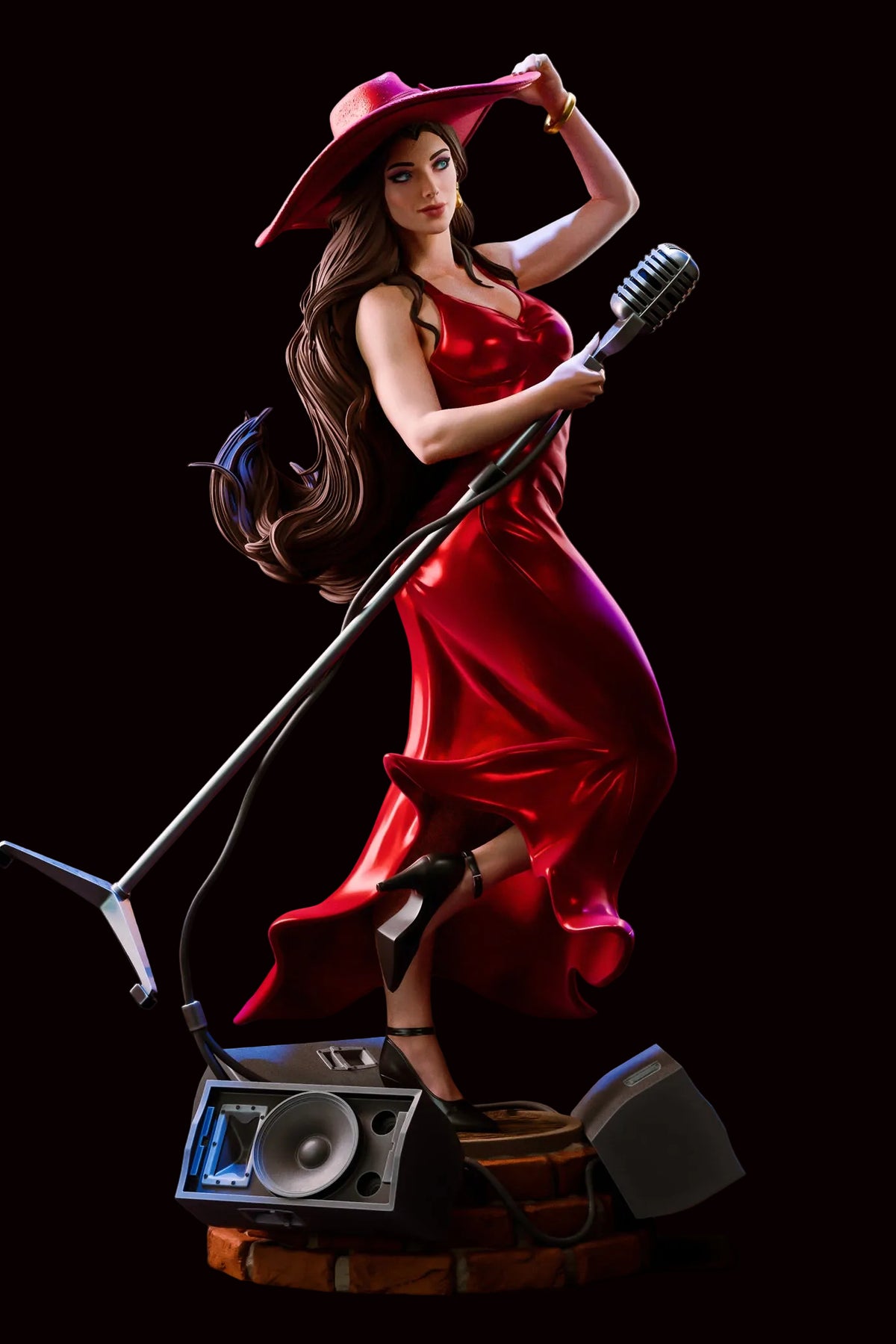 Mayor Pauline | Super Mario Odyssey | Fan Art | Fully Magnetized Figurine