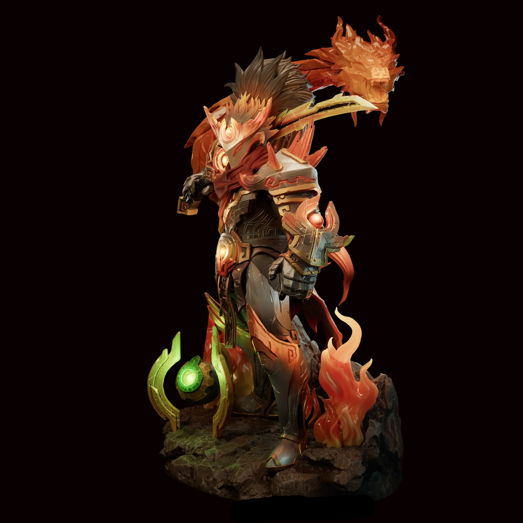 Juggernaut | Yurnero | Dota 2 | Gaming Collectible | Fan Art | Fully Magnetized Figurine