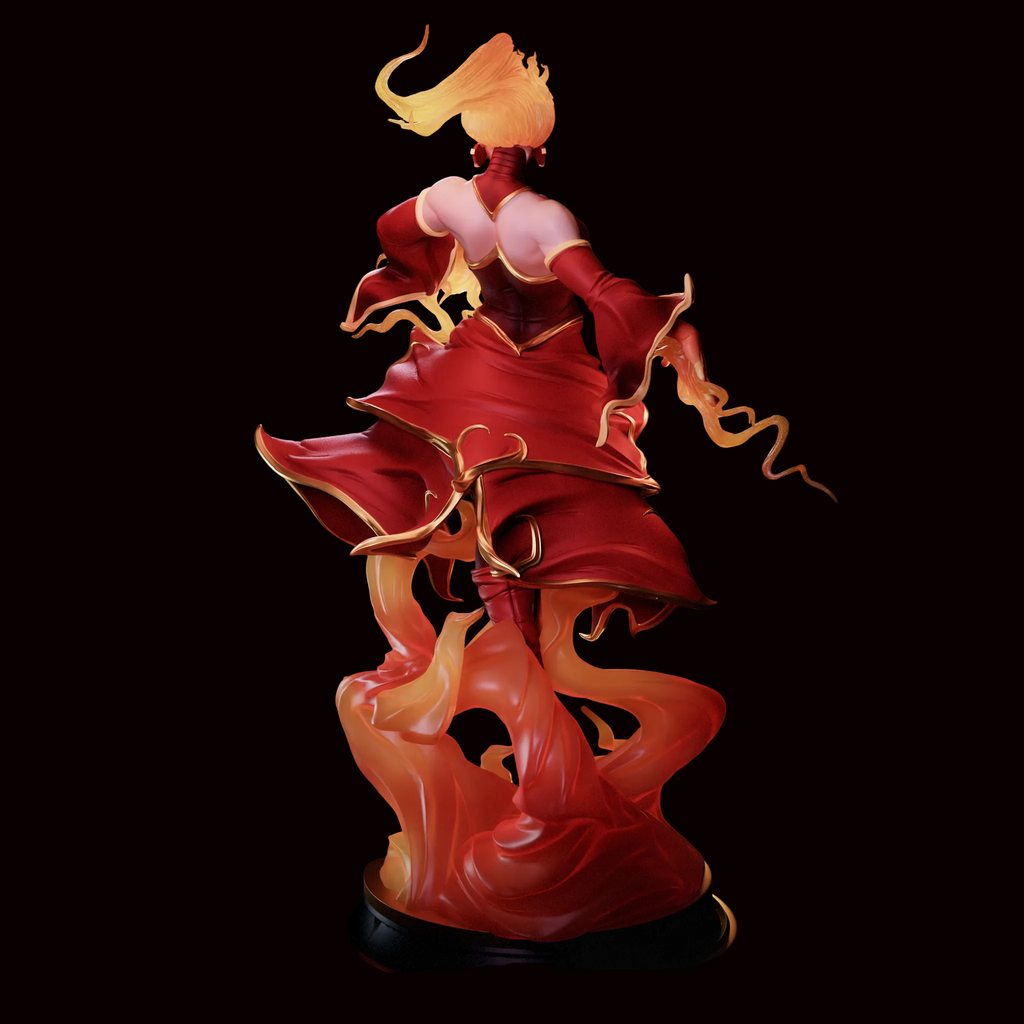 Lina | Slayer | Dota 2 | Gaming Collectible | Fan Art | Fully Magnetized Figurine