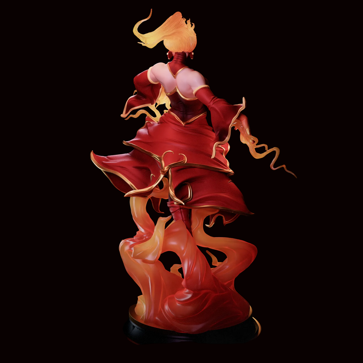 Lina | Slayer | Dota 2 | Gaming Collectible | Fan Art | Fully Magnetized Figurine