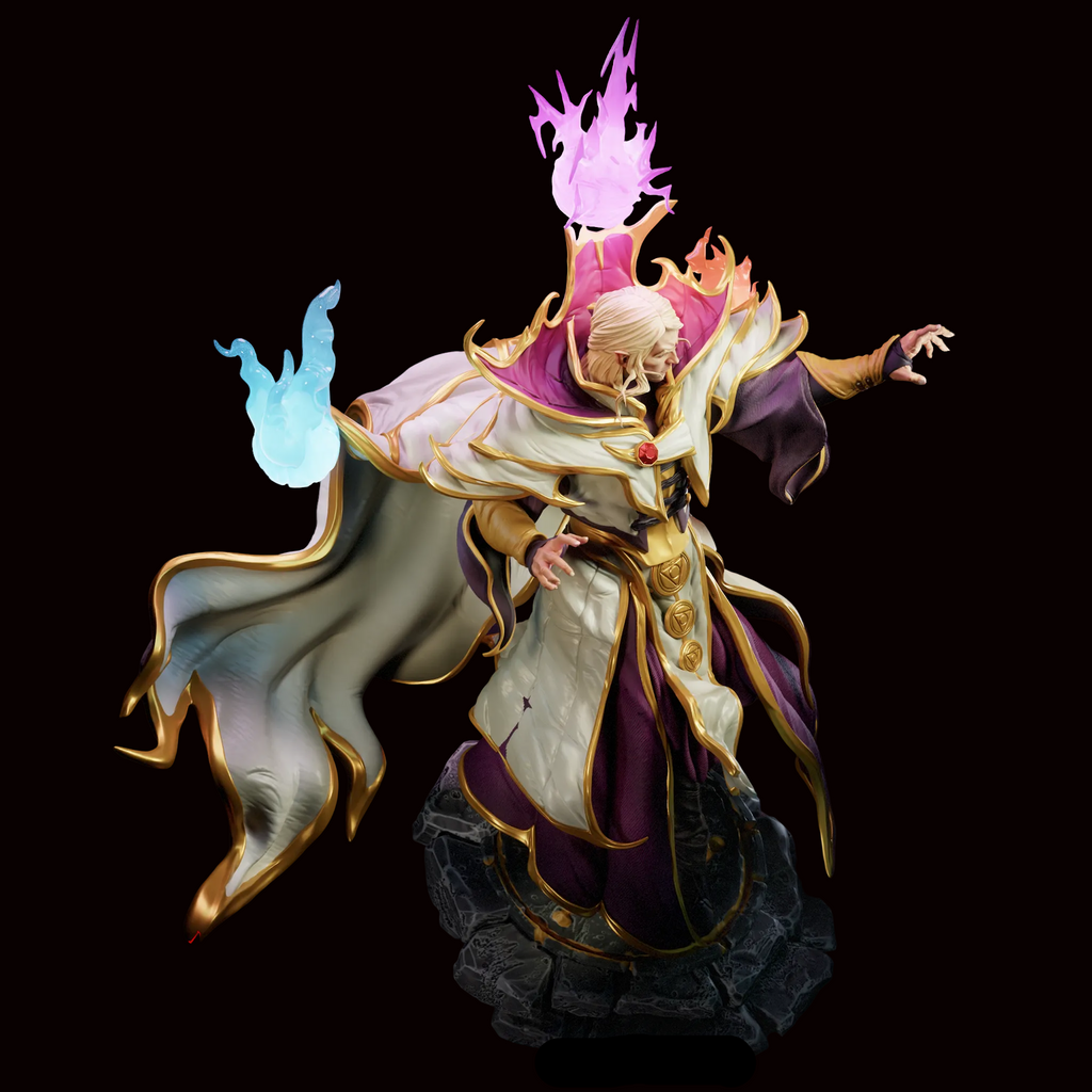 Invoker | Carl | Dota 2 | Gaming Collectible | Fan Art | Fully Magnetized Figurine