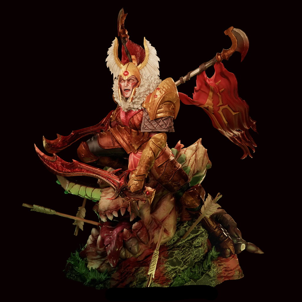 Legion Commander | Tresdin | Blades of Voth Domosh | Dota 2 | Gaming Collectible | Fan Art | Fully Magnetized Figurine