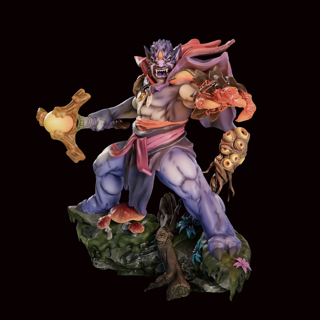 Lion | Demon Witch | Dota 2 | Gaming Collectible | Fan Art | Fully Magnetized Figurine