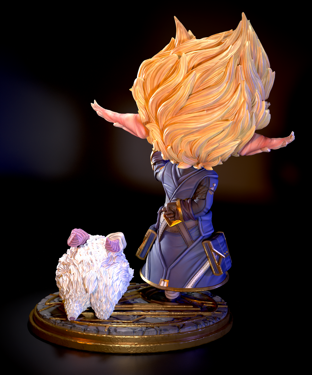 Professor Heimerdinger | Arcane | League of Legends | Fan Art | Fully Magnetized Collectible Figurine