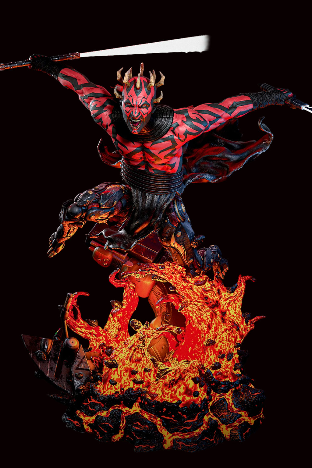 Darth Maul | Star Wars | Fan Art | Fully Magnetized Figurine
