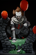 Pennywise | IT | Movie Collectible | Fan Art | Fully Magnetized Figurine