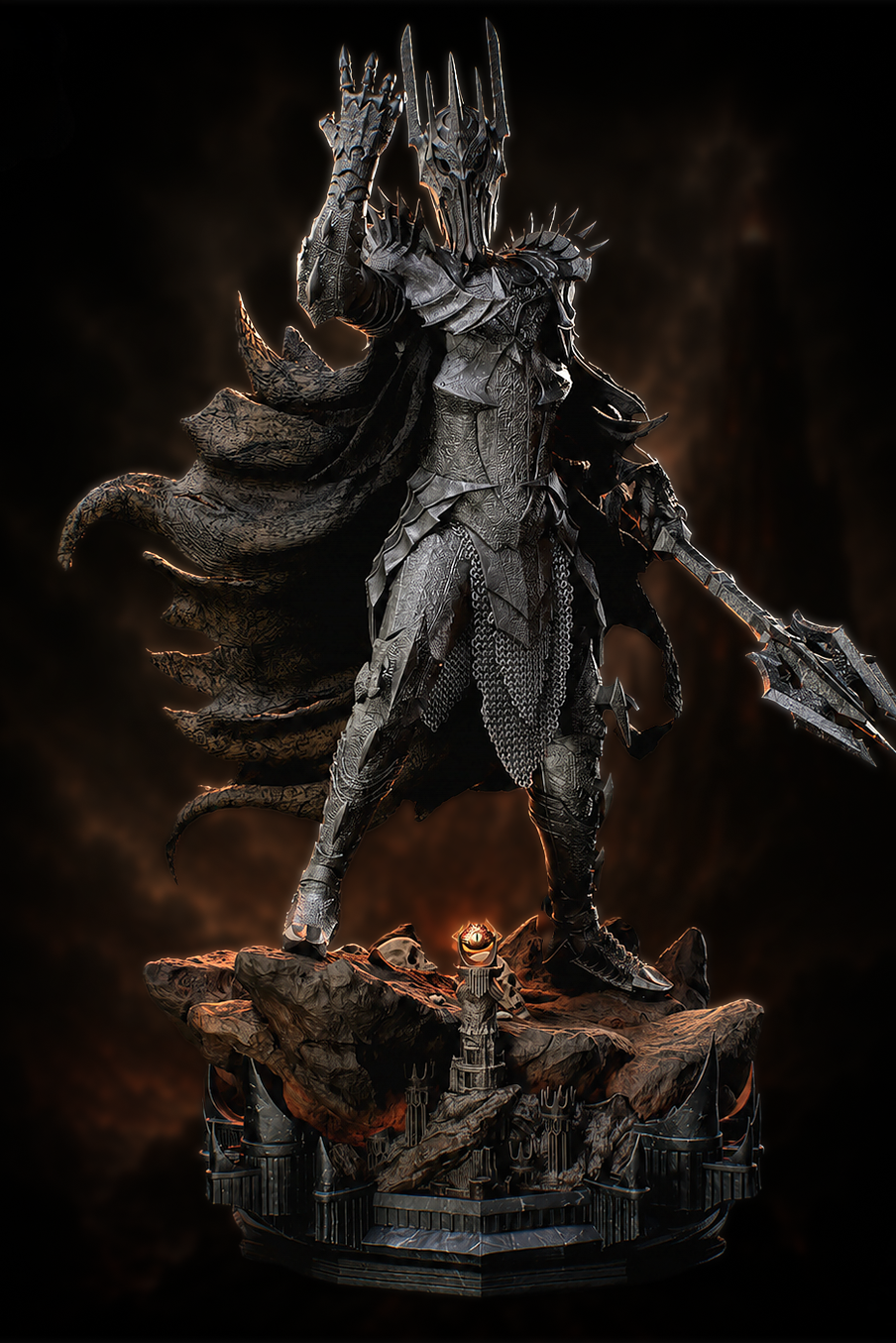 Sauron | The Lord of the Rings | Fan Art | Fully Magnetized Collectible Figurine