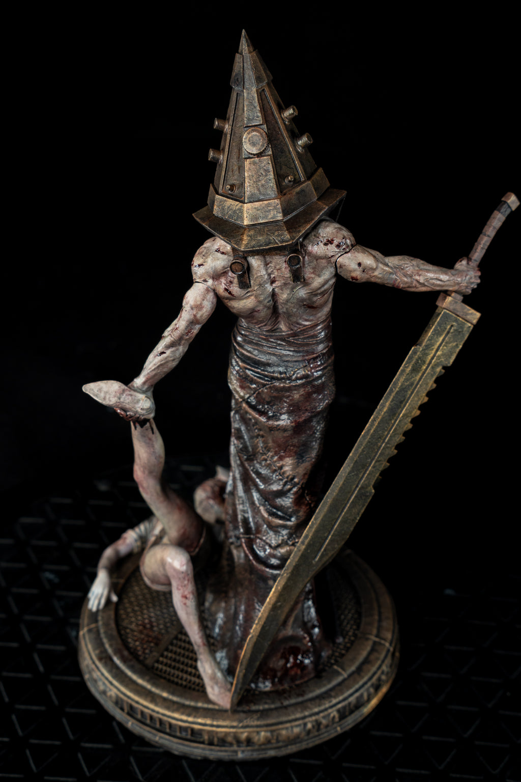 Pyramid Head & Nurse | Silent Hill | Fan Art | Fully Magnetized Collectible Diorama