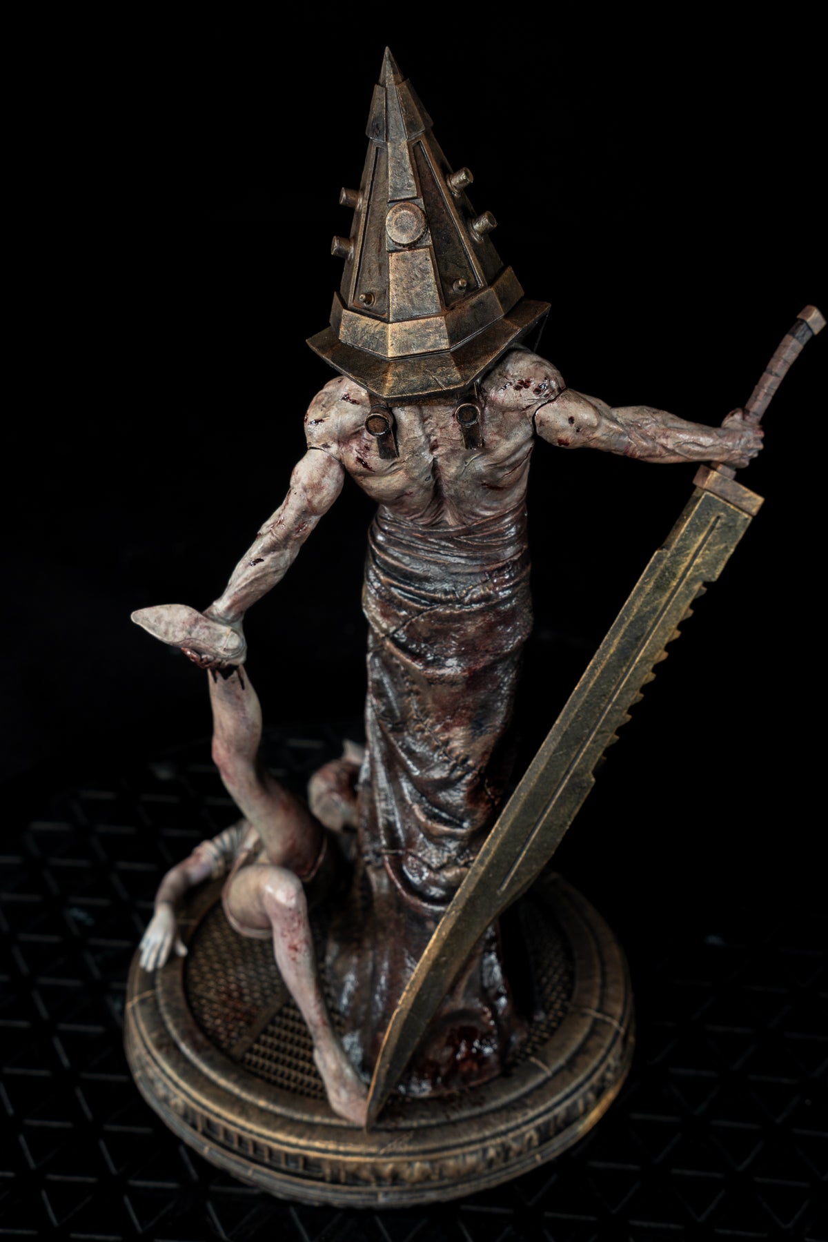 Pyramid Head & Nurse | Silent Hill | Fan Art | Fully Magnetized Collectible Diorama
