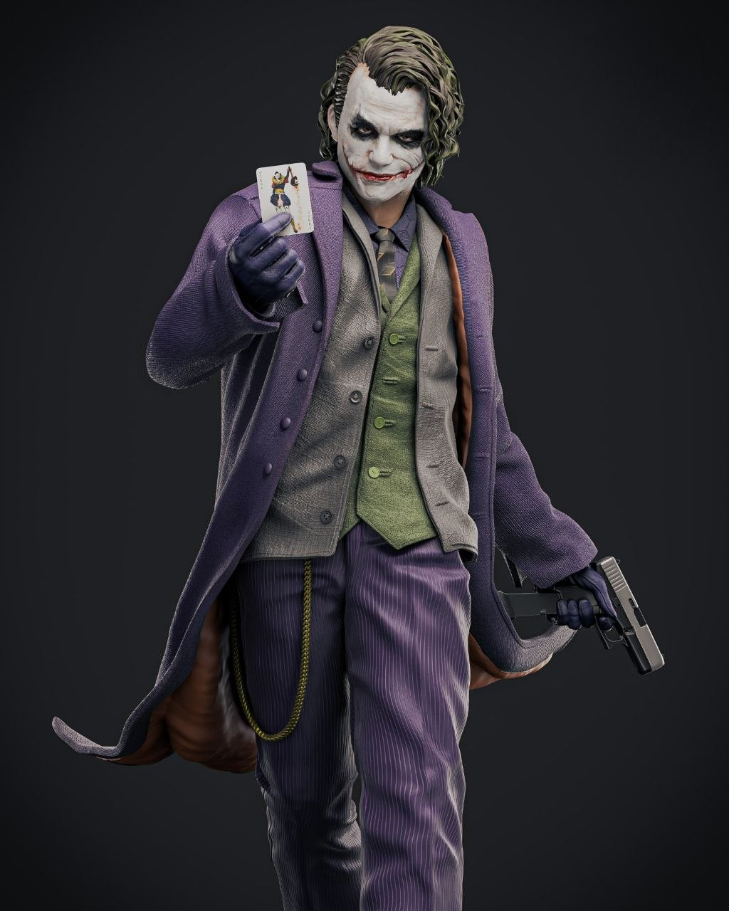 Joker | The Dark Knight | Fan Art | Fully Magnetized Collectible Figurine
