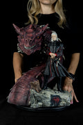 Daemon Targaryen & Caraxes | House of the Dragon Fan Art | Fully Magnetized Collectible Figurine