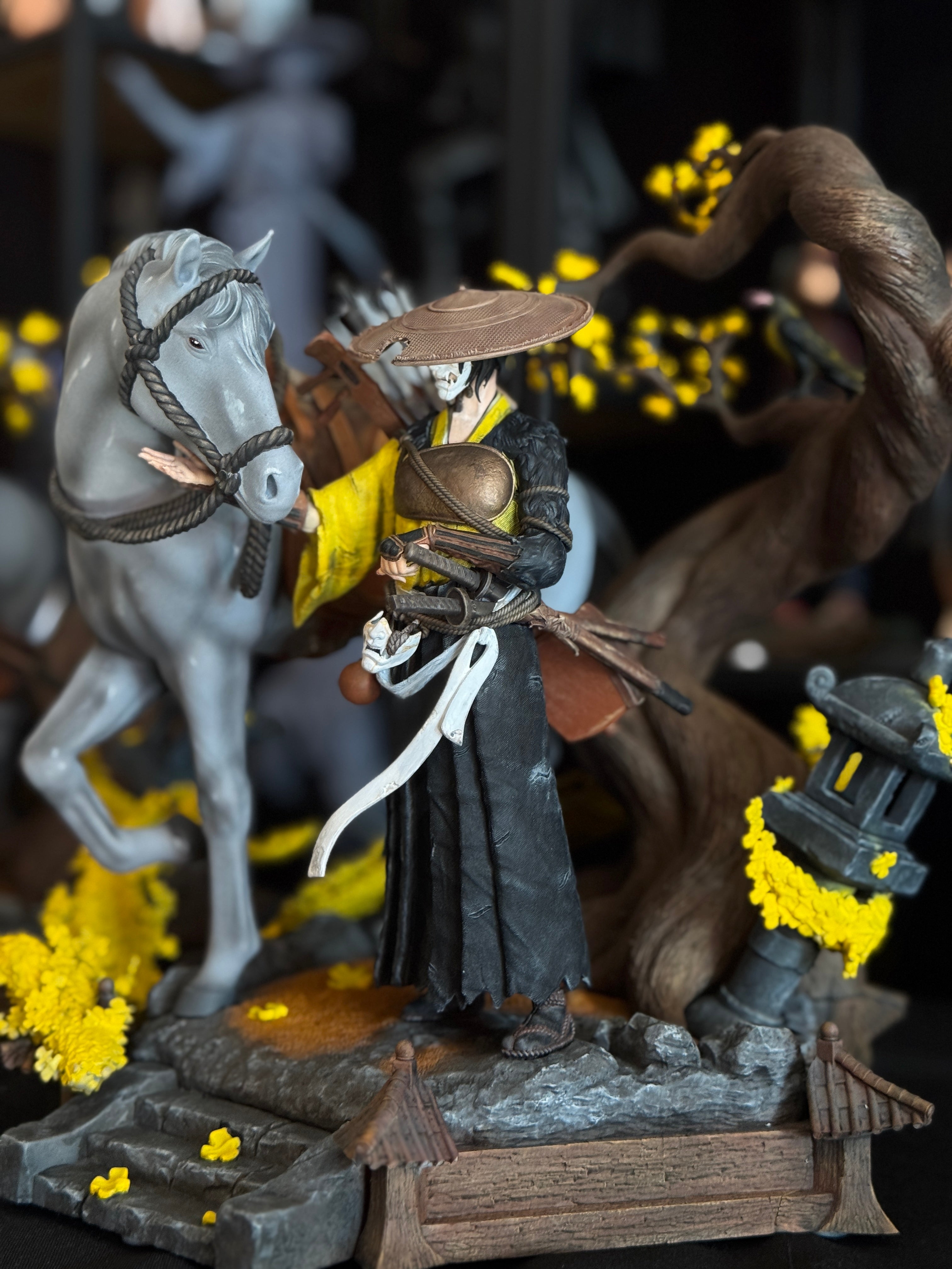 The Ghost | Ghost of Yōtei Fan Art | Fully Magnetized Collectible Figurine