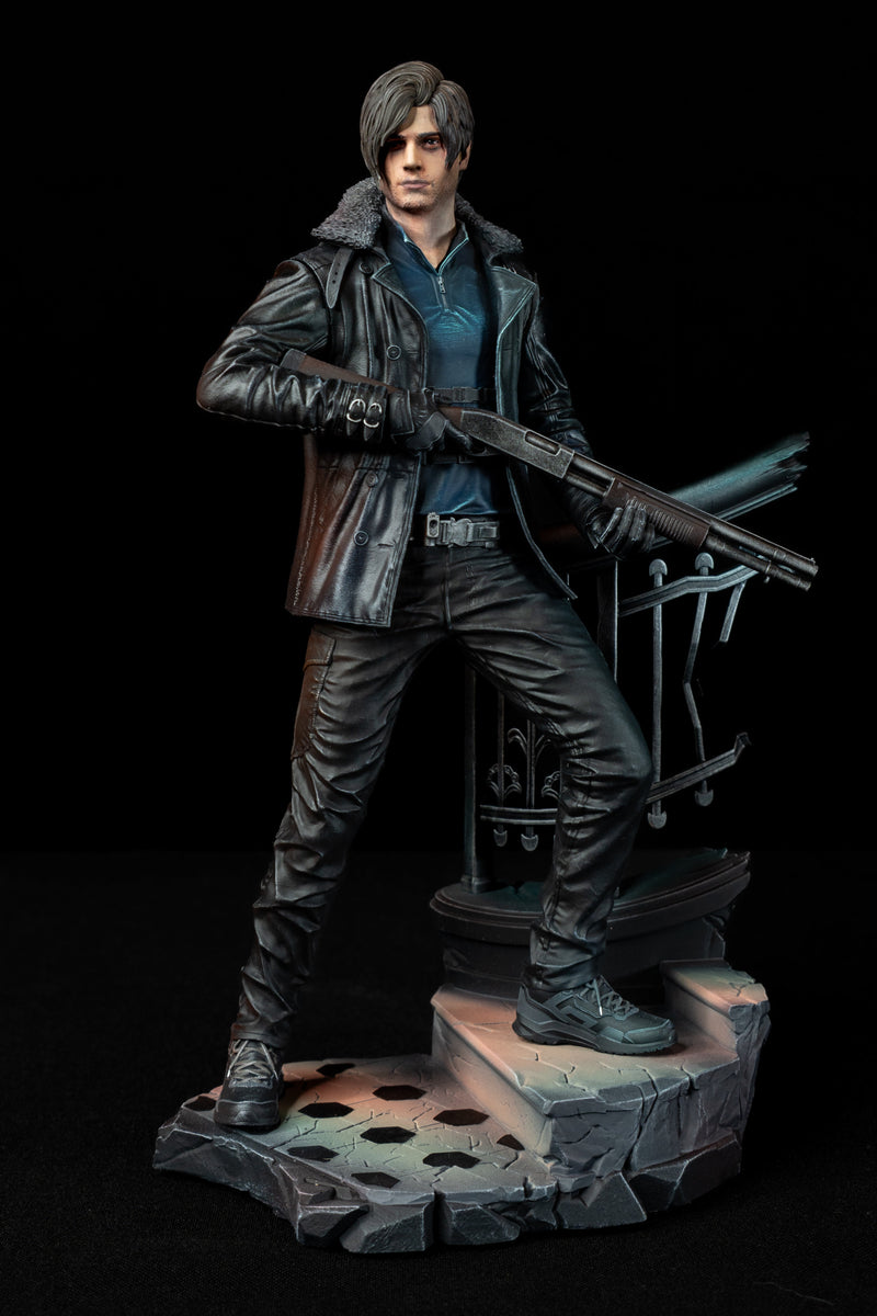 Leon Kennedy (Fan Art) – Fully Magnetized Hand-Painted Figure