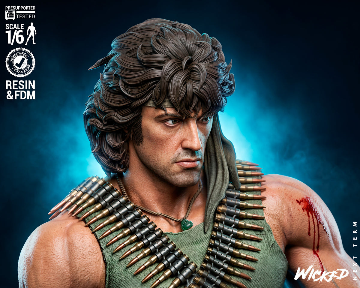 John Rambo | Rambo: First Blood Part II | Fan Art | Fully Magnetized Figurine