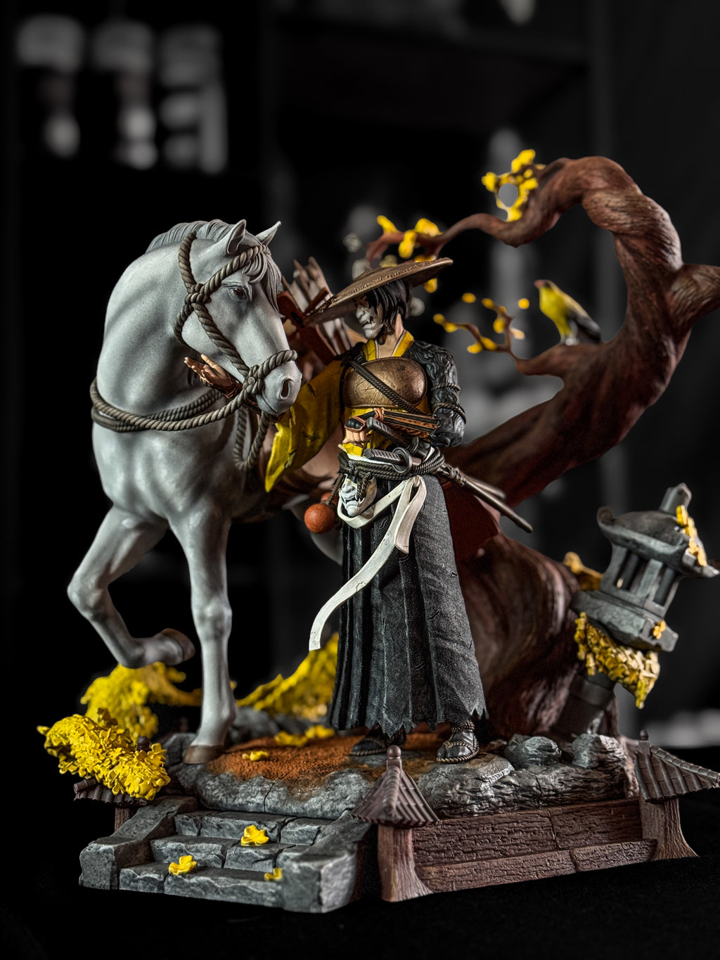 The Ghost | Ghost of Yōtei Fan Art | Fully Magnetized Collectible Figurine