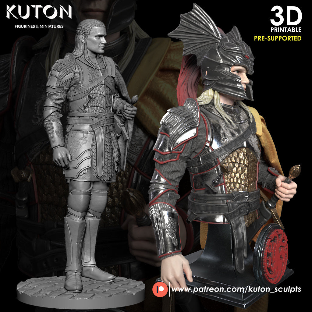 Daemon Targaryen | House of the Dragon | Fan Art | Fully Magnetized Collectible Figurine