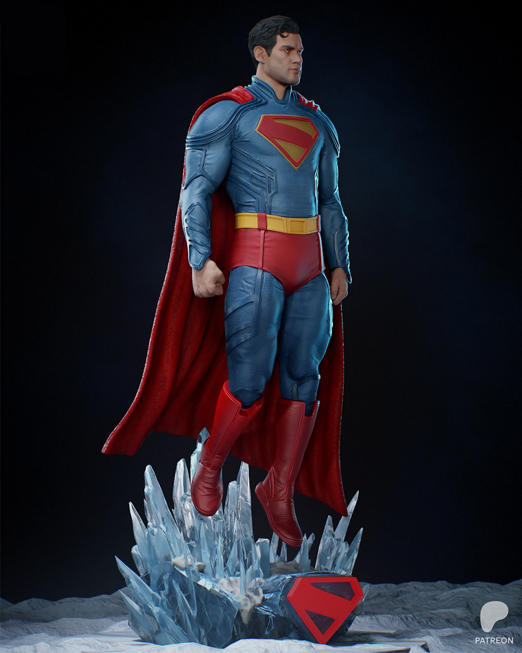 Superman | DC Universe | Fan Art | Fully Magnetized Figurine
