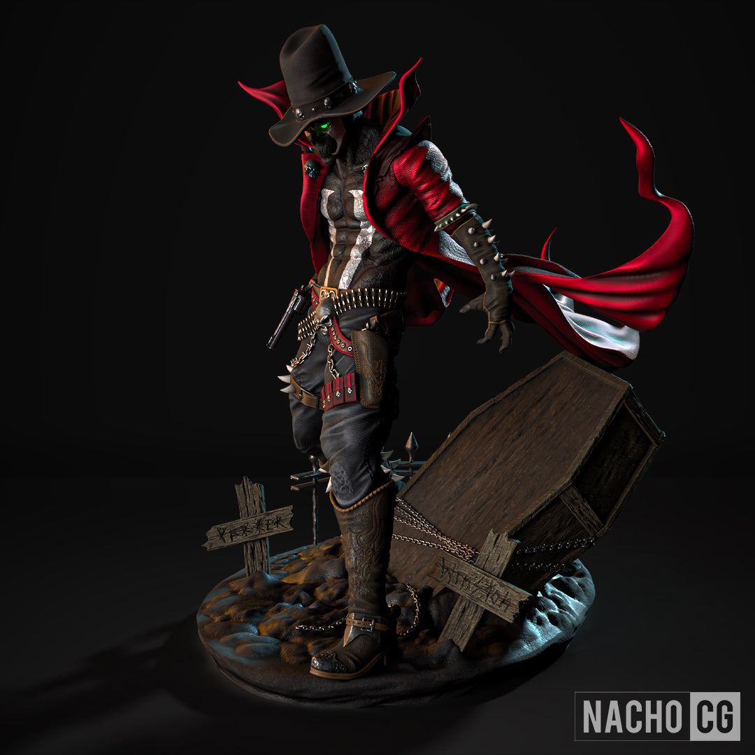 Gunslinger Spawn | Spawn / Image Comics | Fan Art | Fully Magnetized Figurine