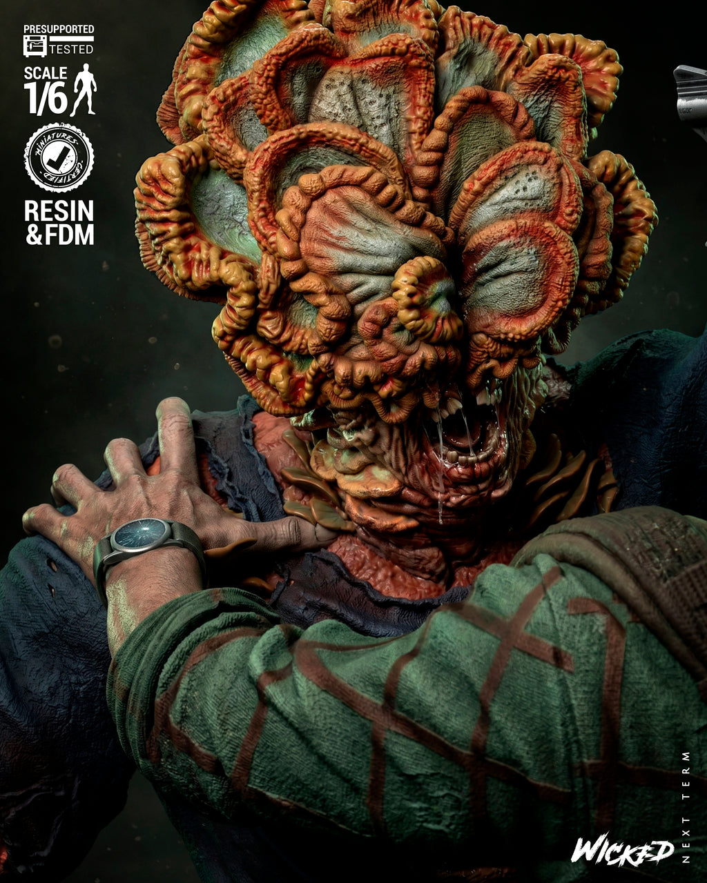 Collectible Joel & Clicker 1/6 Scale Figurine | The Last of Us | Fan Art⁠