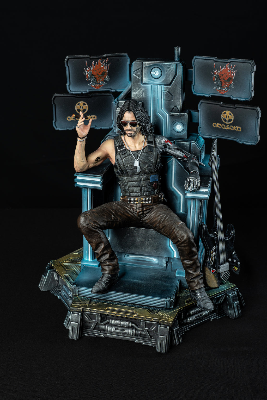 Collectible Fully Magnetized Johnny Silverhand Figurine | Cyberpunk 2077 | Fan Art