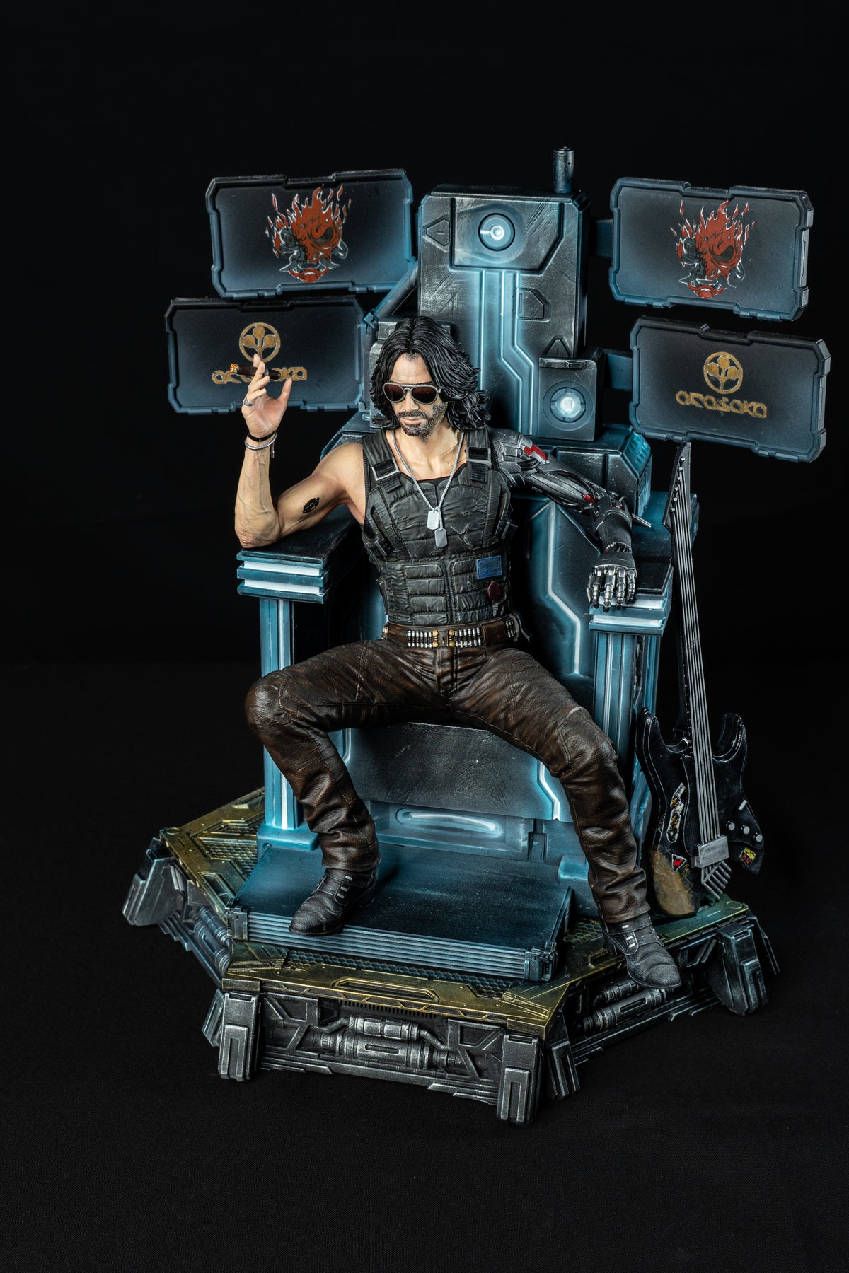 Collectible Fully Magnetized Johnny Silverhand Figurine | Cyberpunk 2077 | Fan Art