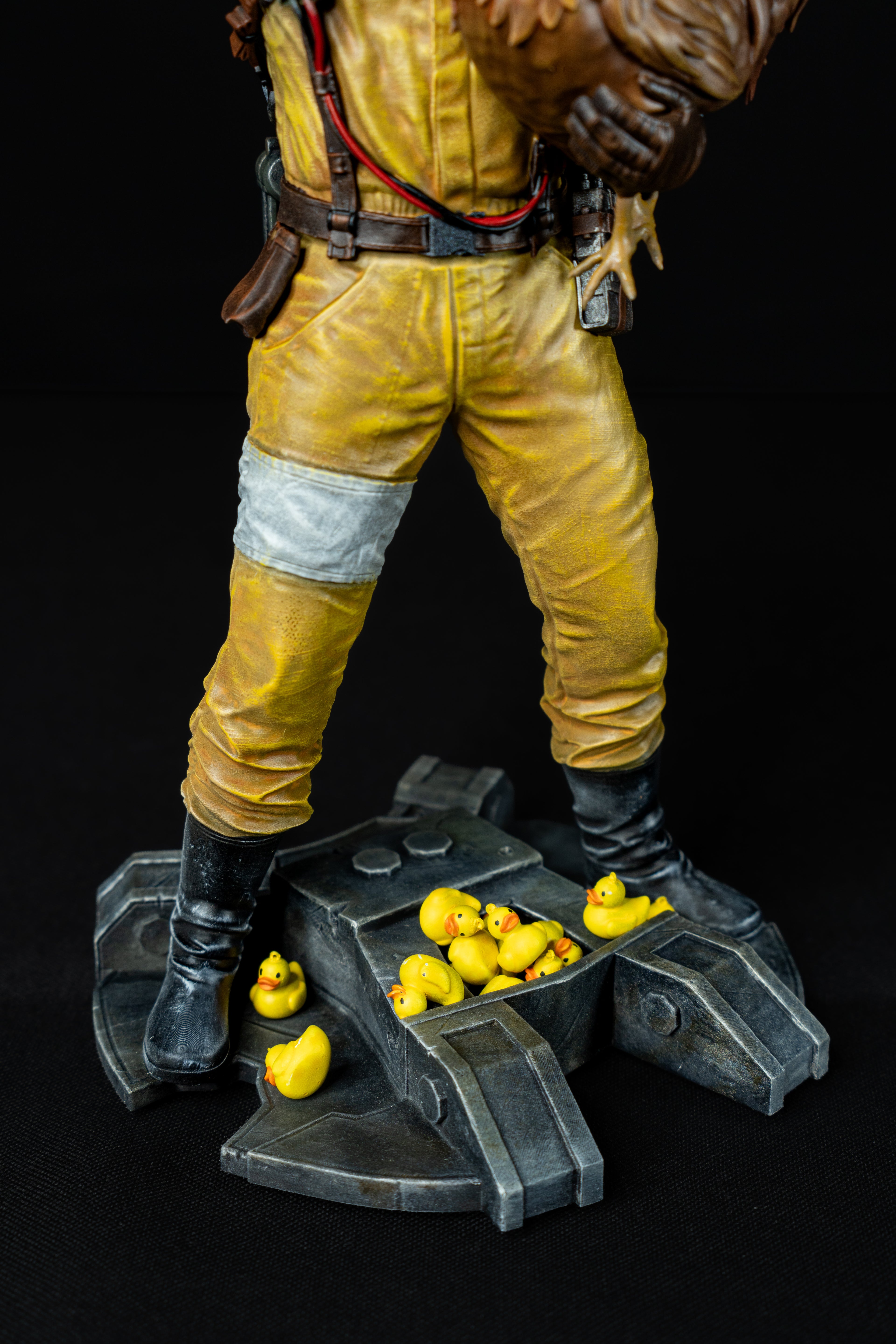 Raider with Scrappy the Rooster (Arc Raiders Fan Art) – Fully Magnetized Figure
