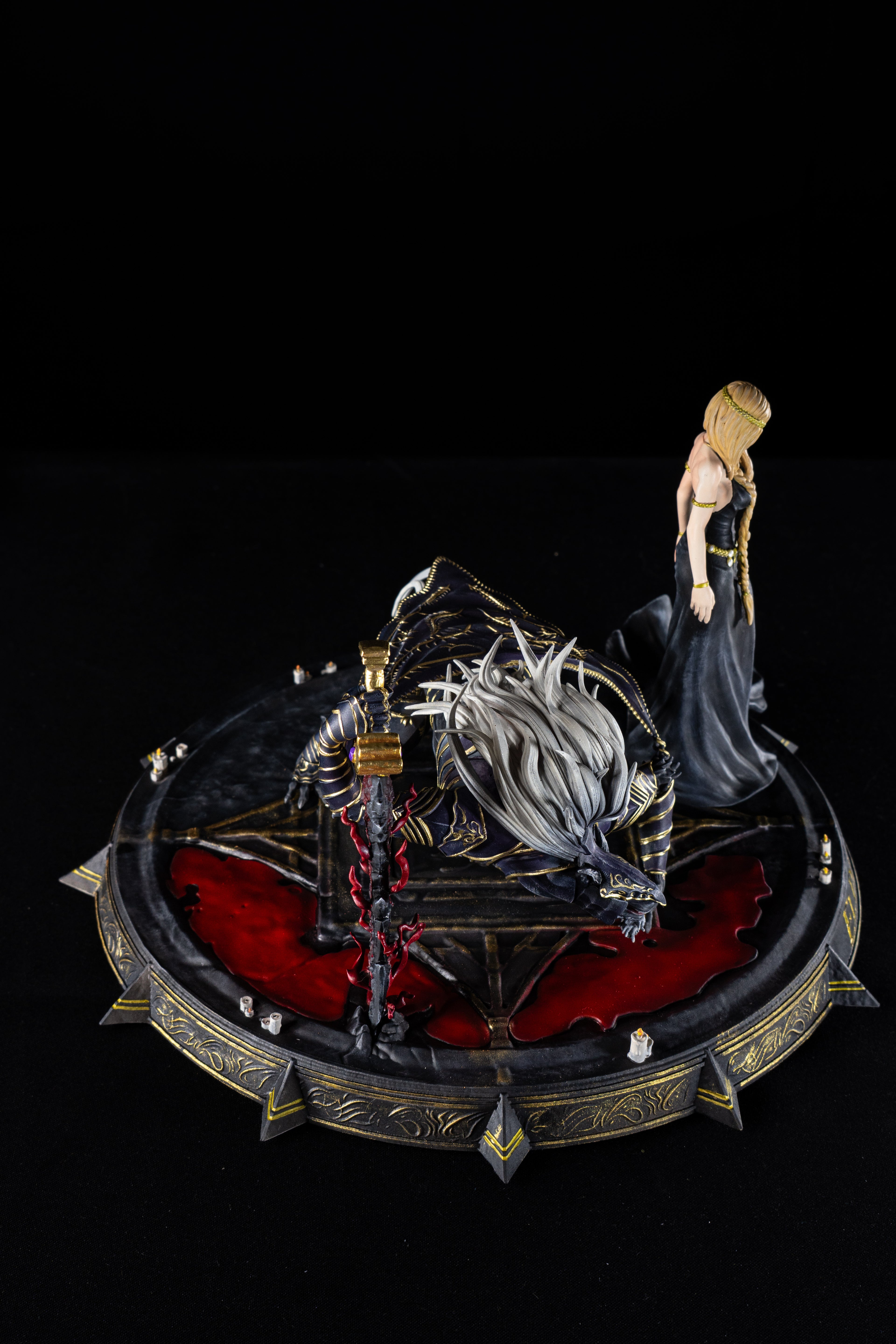 Maliketh & Queen Marika | Elden Ring | Fan Art – Premium Hand-Painted Diorama Figurine