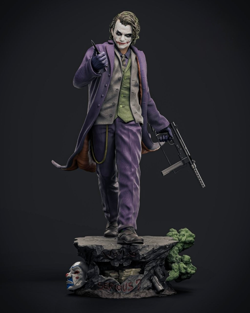 Joker | The Dark Knight | Fan Art | Fully Magnetized Collectible Figurine