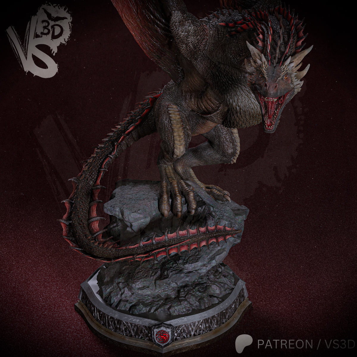 Drogon & Daenerys | Game of Thrones Fan Art | Fully Magnetized Collectible Figurine