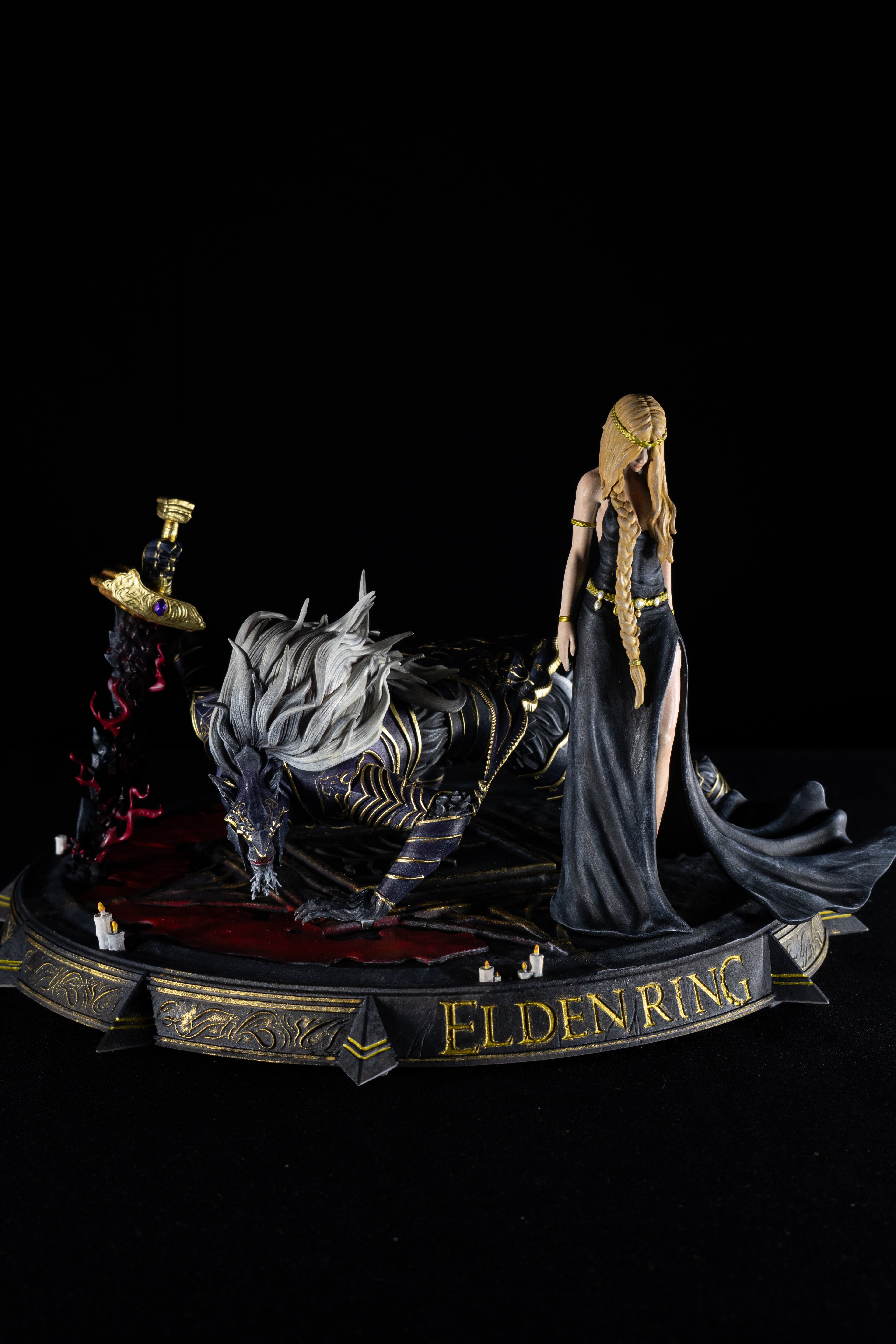 Maliketh & Queen Marika | Elden Ring | Fan Art – Premium Hand-Painted Diorama Figurine