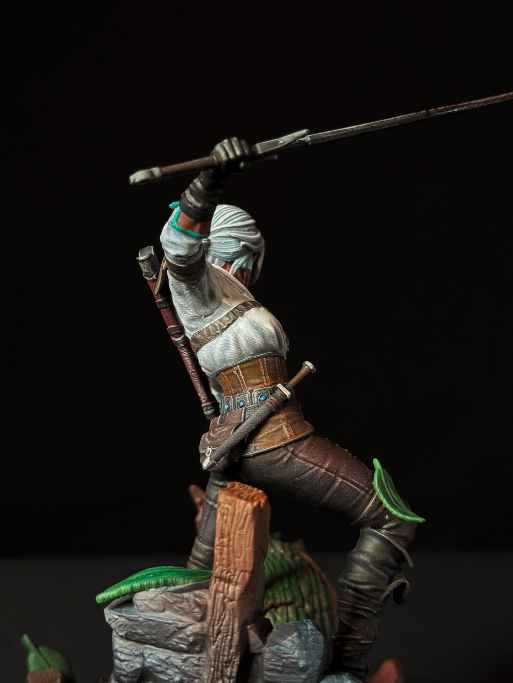 Ciri Diorama | The Witcher 3 | Fan Art | Fully Magnetized Collectible Figurine