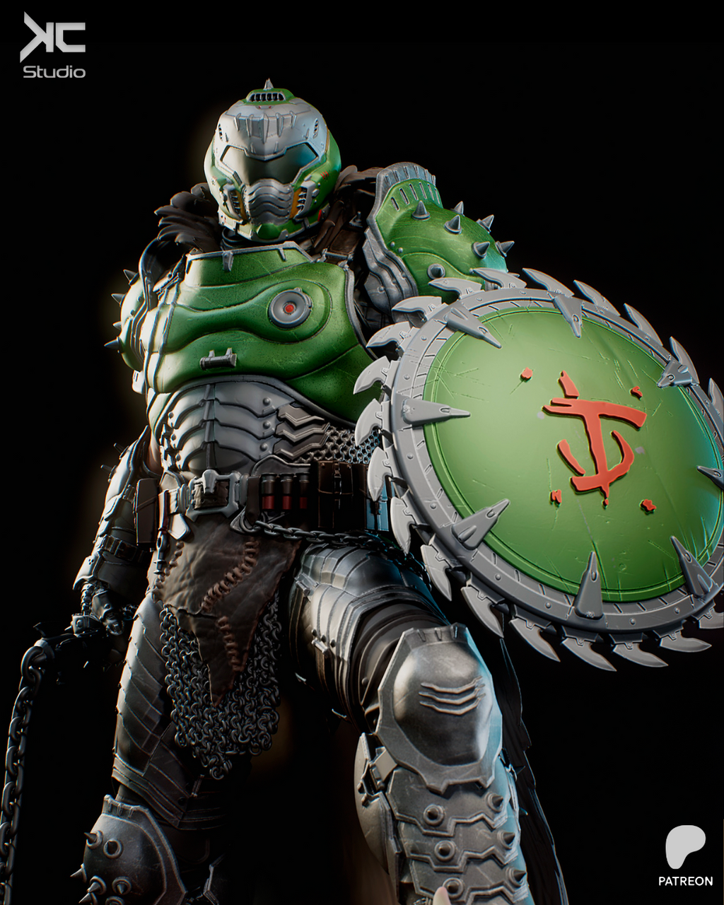 Doom Slayer | DOOM: The Dark Ages Fan Art | Fully Magnetized Collectible Figurine