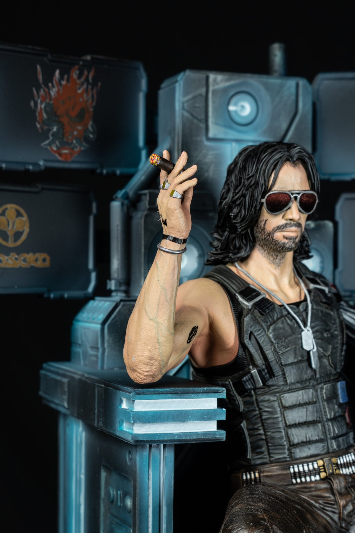 Collectible Fully Magnetized Johnny Silverhand Figurine | Cyberpunk 2077 | Fan Art