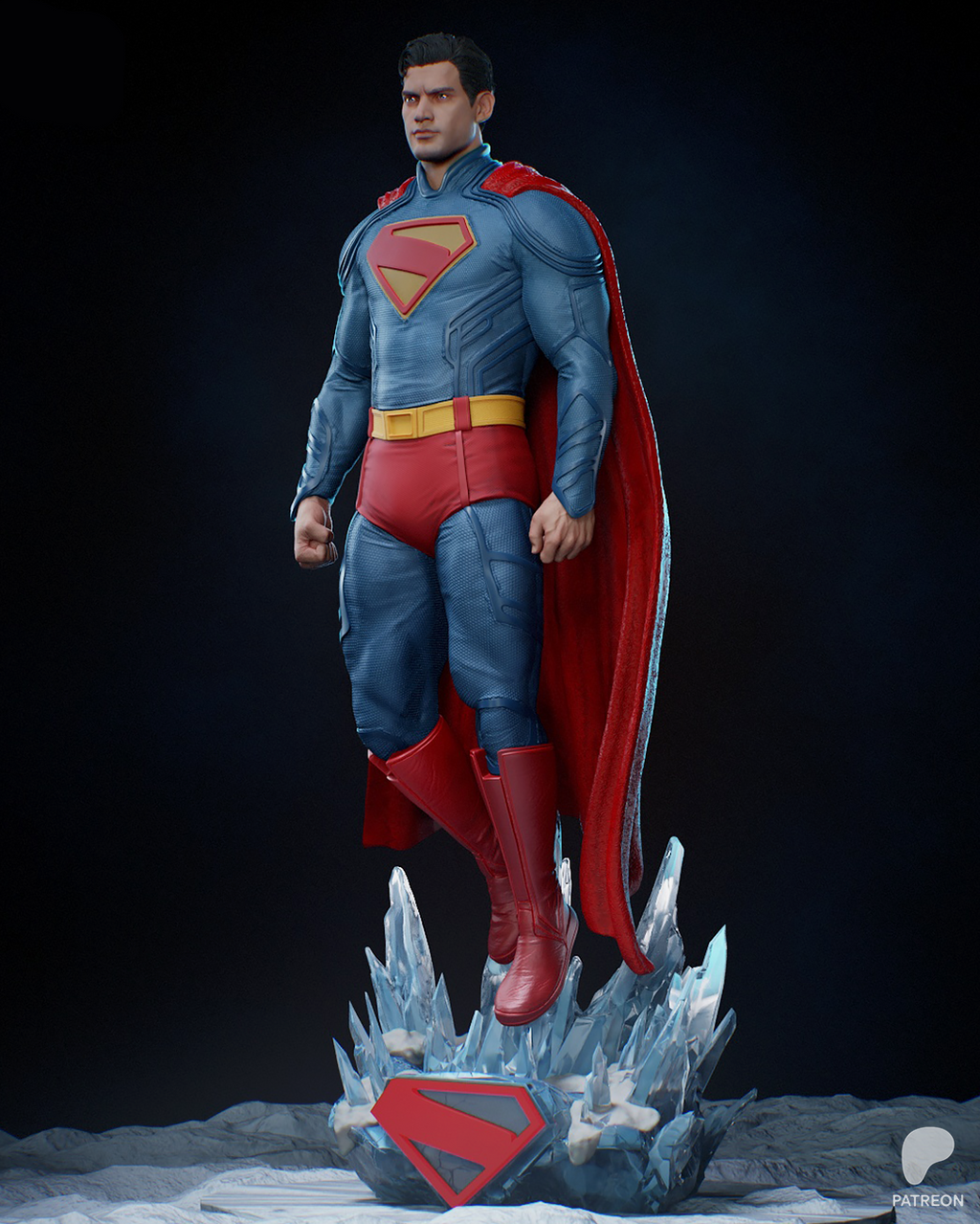 Superman | DC Universe | Fan Art | Fully Magnetized Figurine