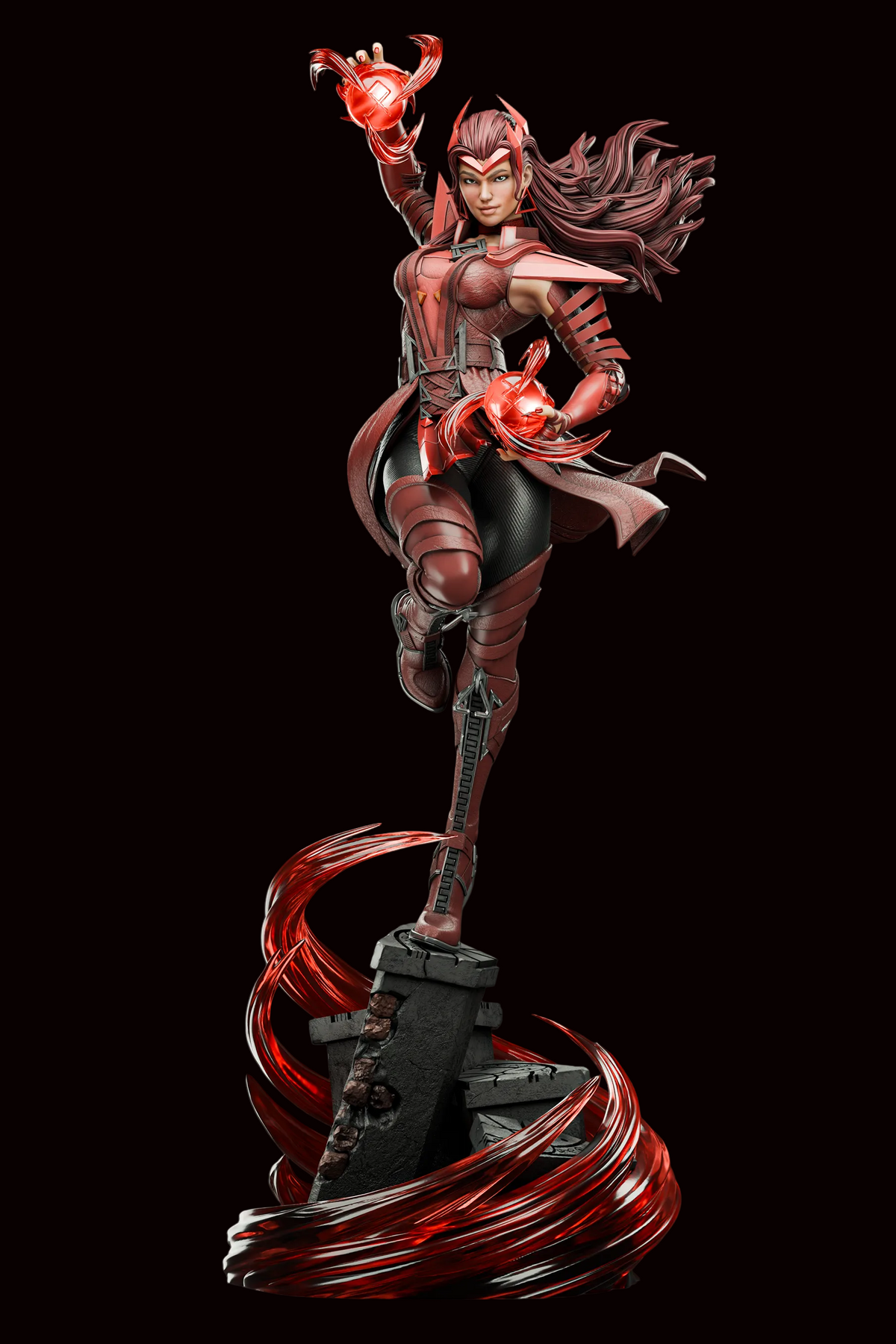 Scarlet Witch (Wanda Maximoff) | Comics | Fan Art | Fully Magnetized Figurine