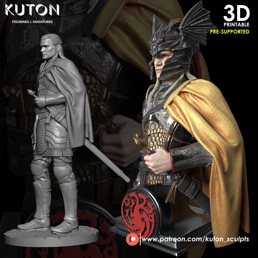 Daemon Targaryen | House of the Dragon | Fan Art | Fully Magnetized Collectible Figurine