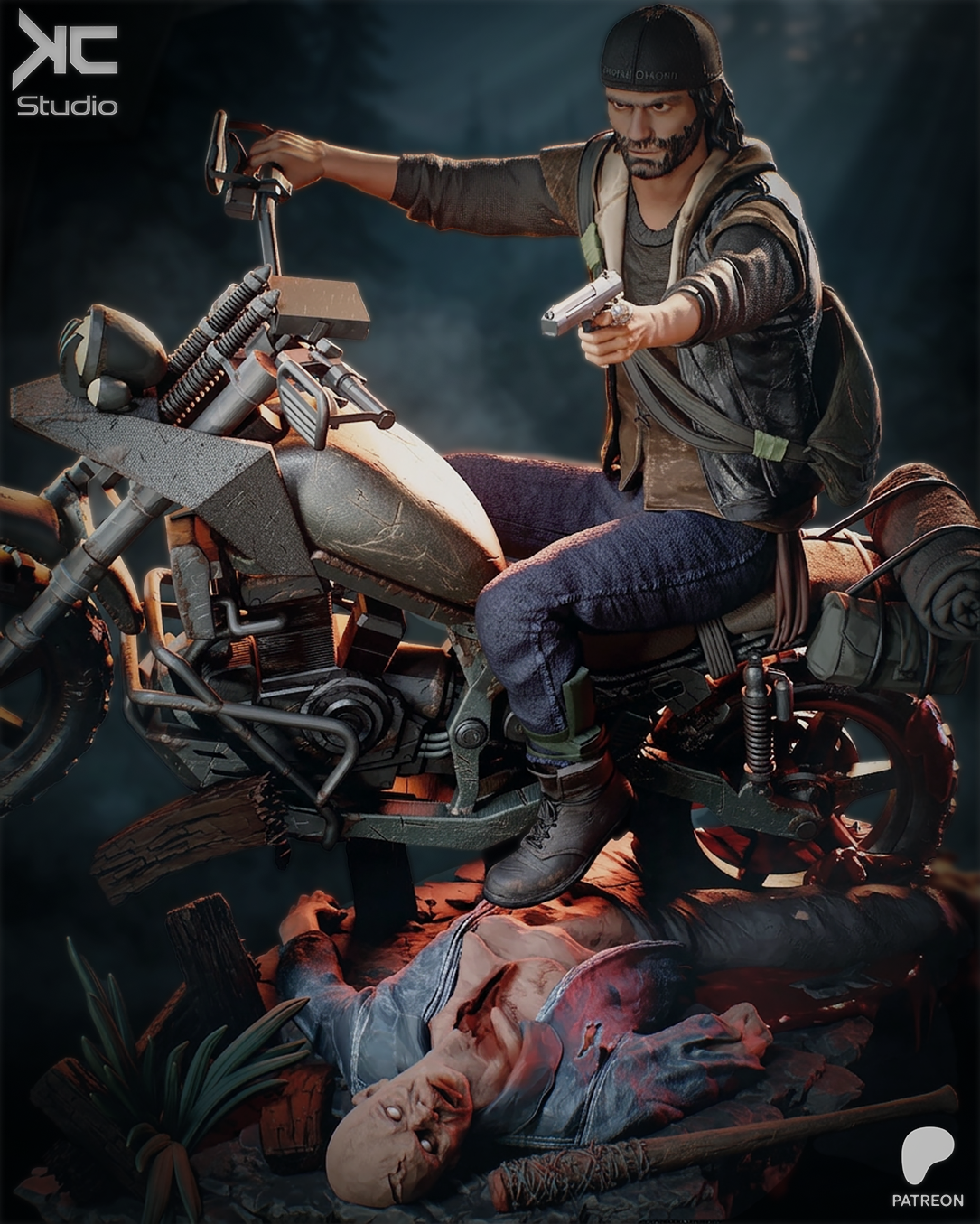 Deacon St. John | Days Gone | Fan Art | Fully Magnetized Figurine