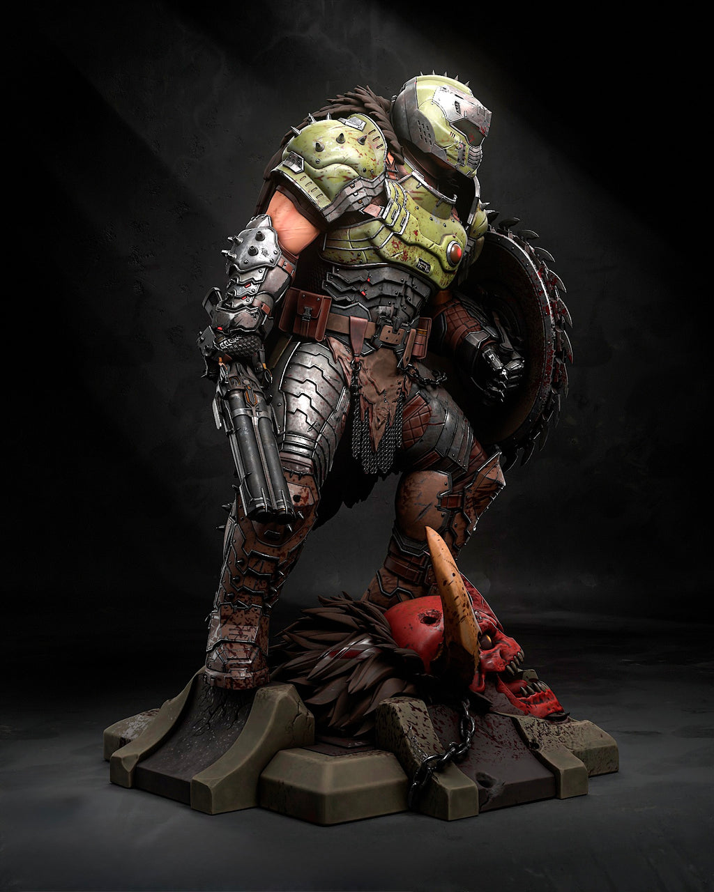 Doom Slayer | DOOM: The Dark Ages Fan Art | Fully Magnetized Collectible Figurine