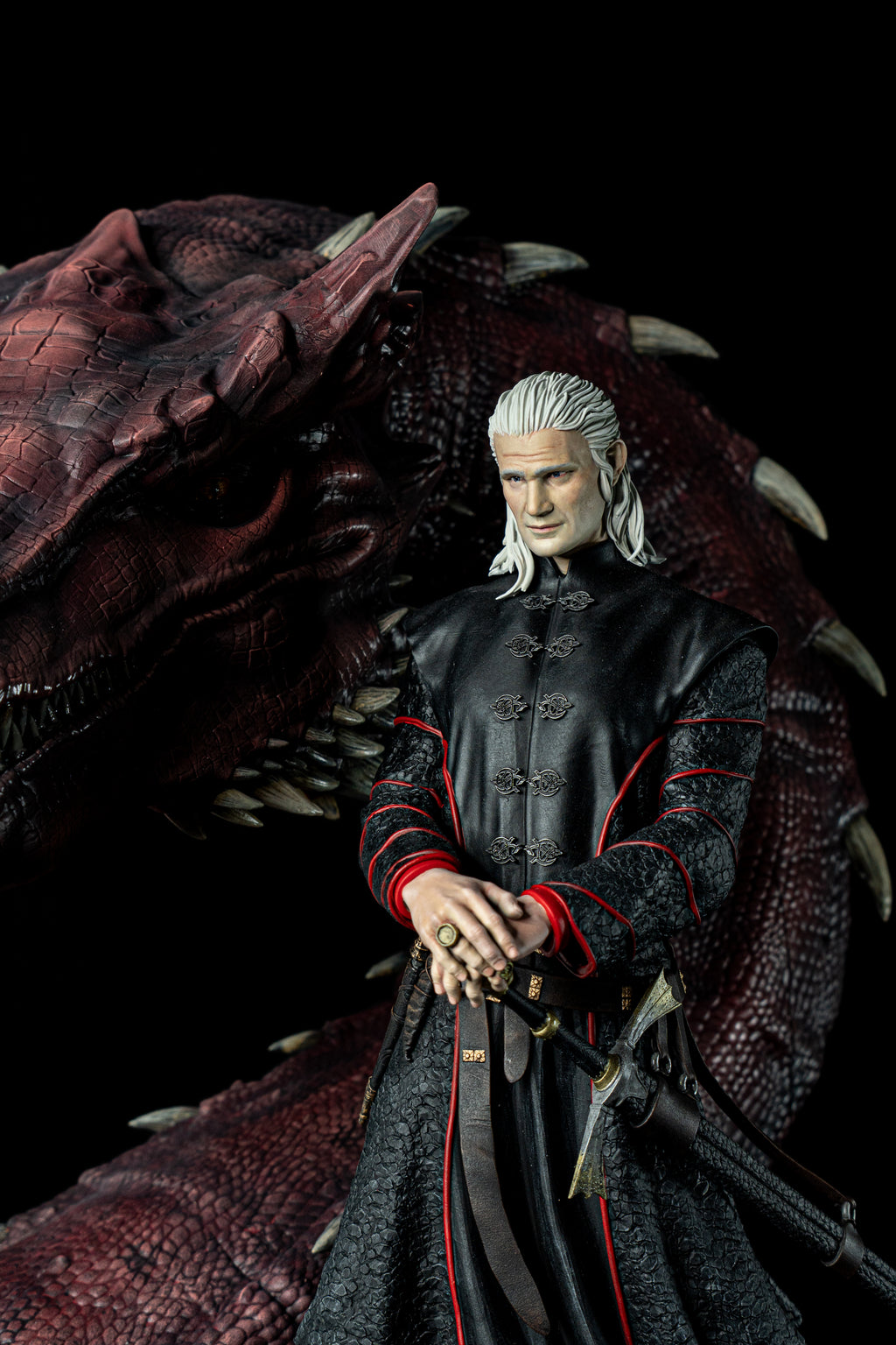 Daemon Targaryen & Caraxes | House of the Dragon Fan Art | Fully Magnetized Collectible Figurine