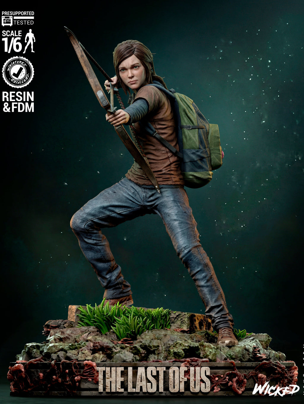 Collectible Ellie 1/6 Scale Figurine | The Last of Us | Fan Art⁠