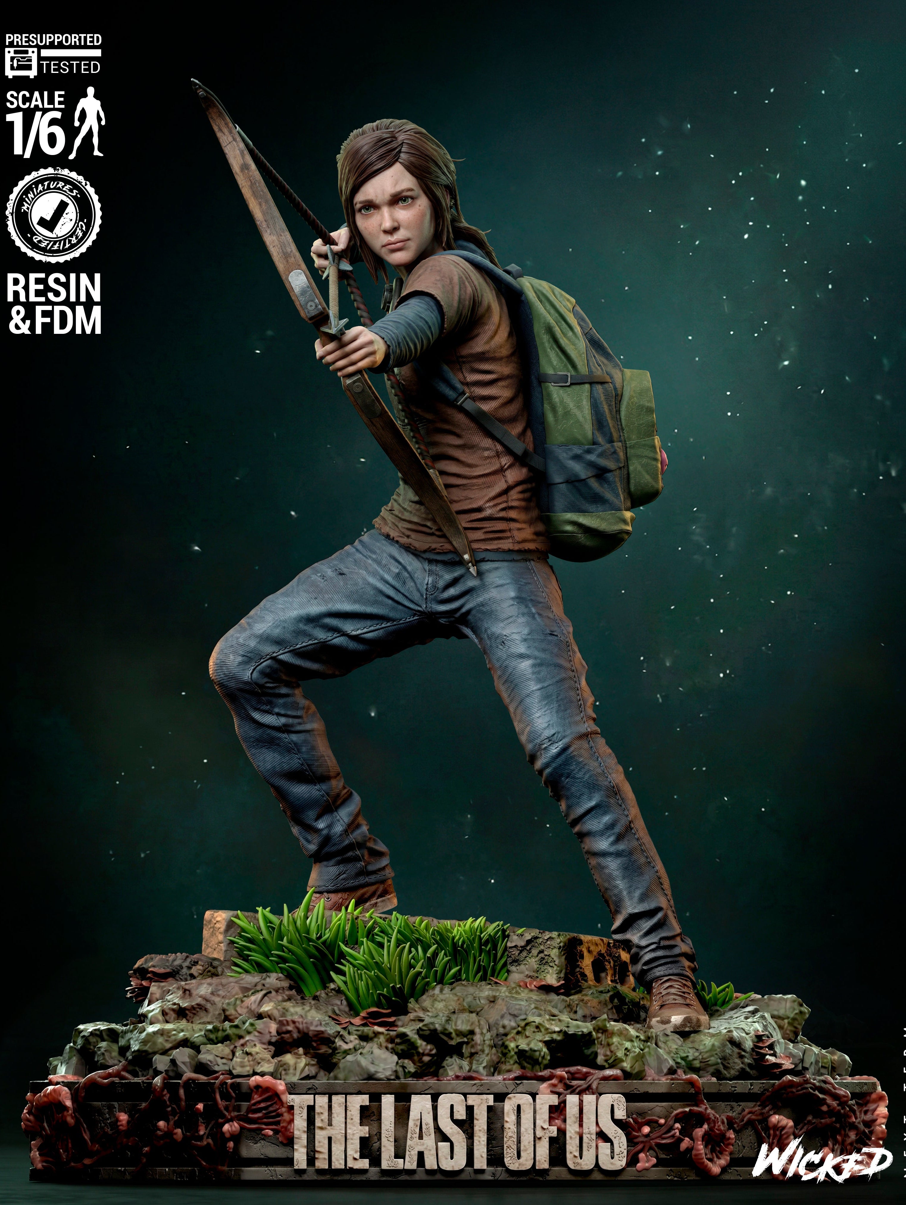 Collectible Ellie 1/6 Scale Figurine | The Last of Us | Fan Art⁠