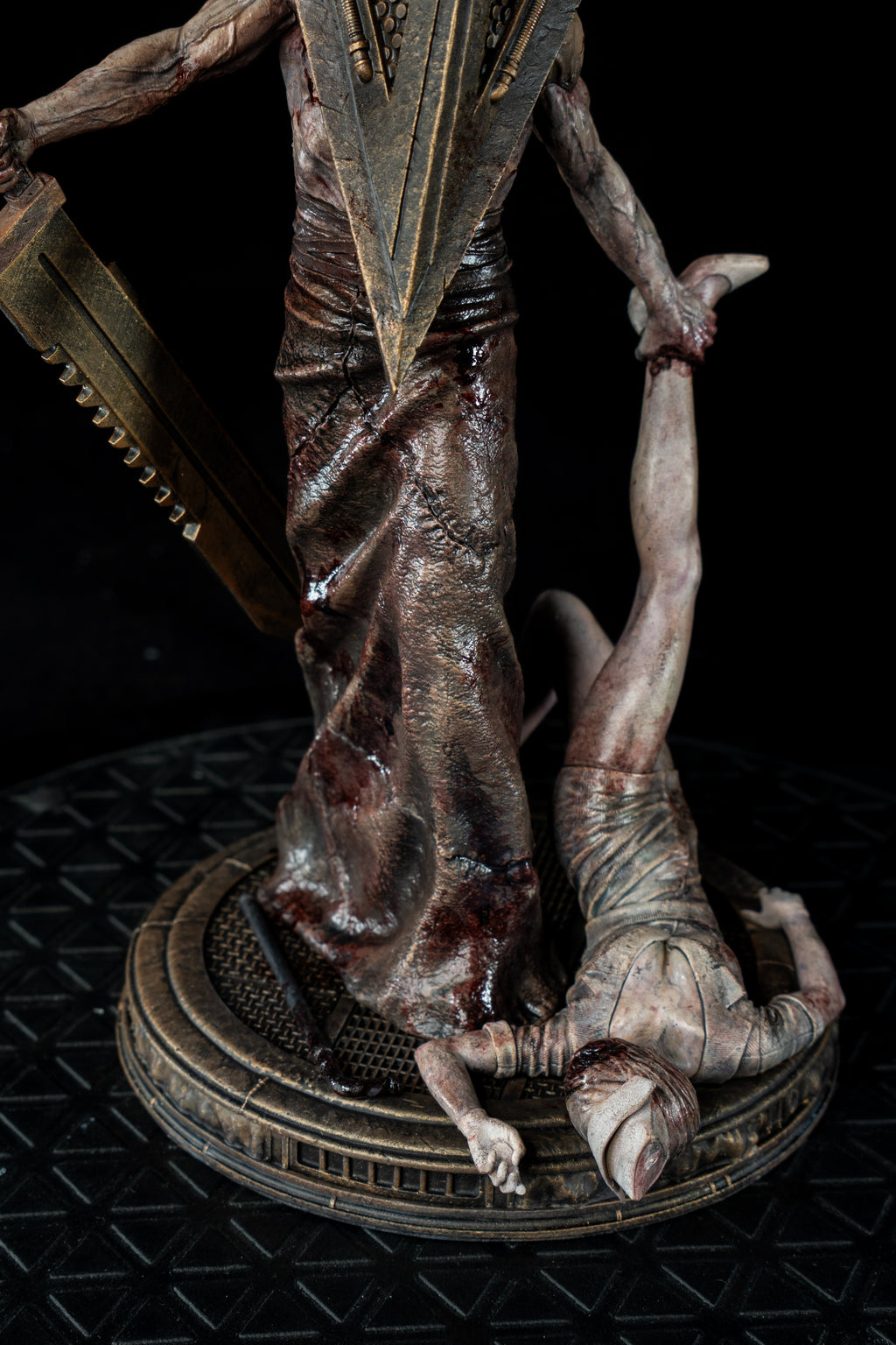 Pyramid Head & Nurse | Silent Hill | Fan Art | Fully Magnetized Collectible Diorama