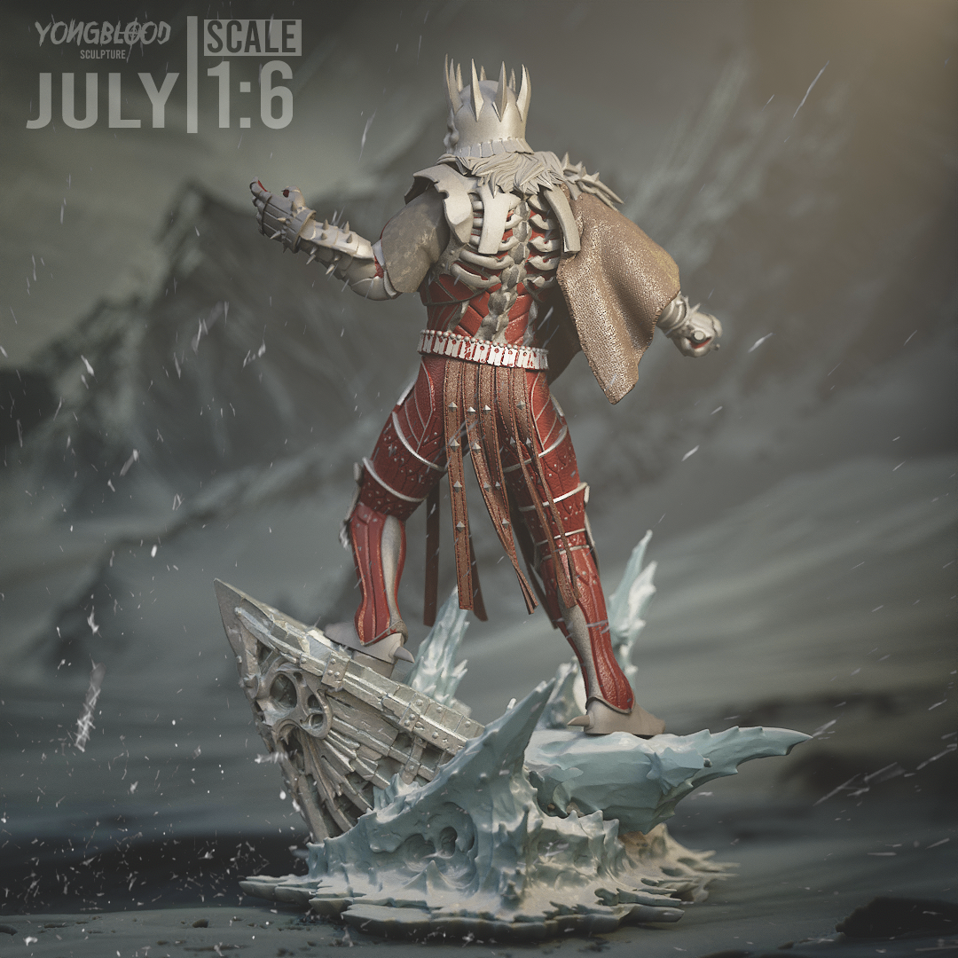 Eredin Bréacc Glas | The Witcher 3 Fan Art | Fully Magnetized Collectible Figurine⁠