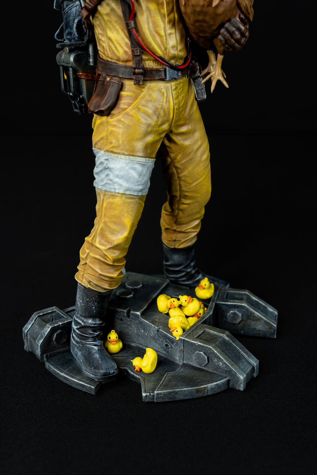 Raider with Scrappy the Rooster (Arc Raiders Fan Art) – Fully Magnetized Figure