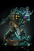 Big Daddy & Little Sister | BioShock | Fan Art | Fully Magnetized Collectible Diorama