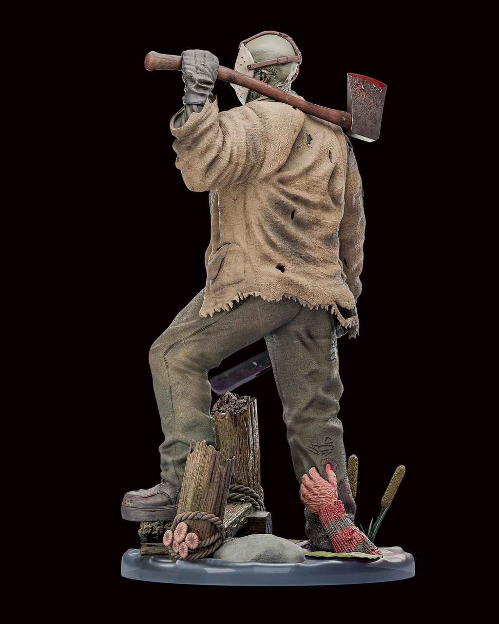 Jason Voorhees (Freddy vs. Jason) | Friday the 13th | Fan Art | Fully Magnetized Figurine