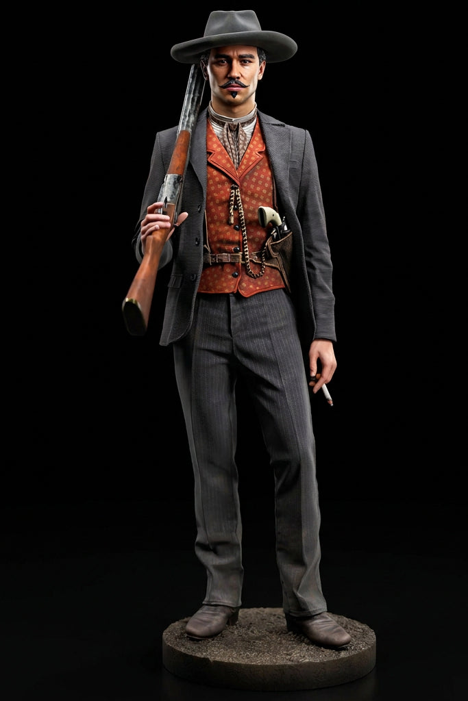 Doc Holliday | Red Dead Redemption 2 / Tombstone | Fan Art | Fully Magnetized Figurine