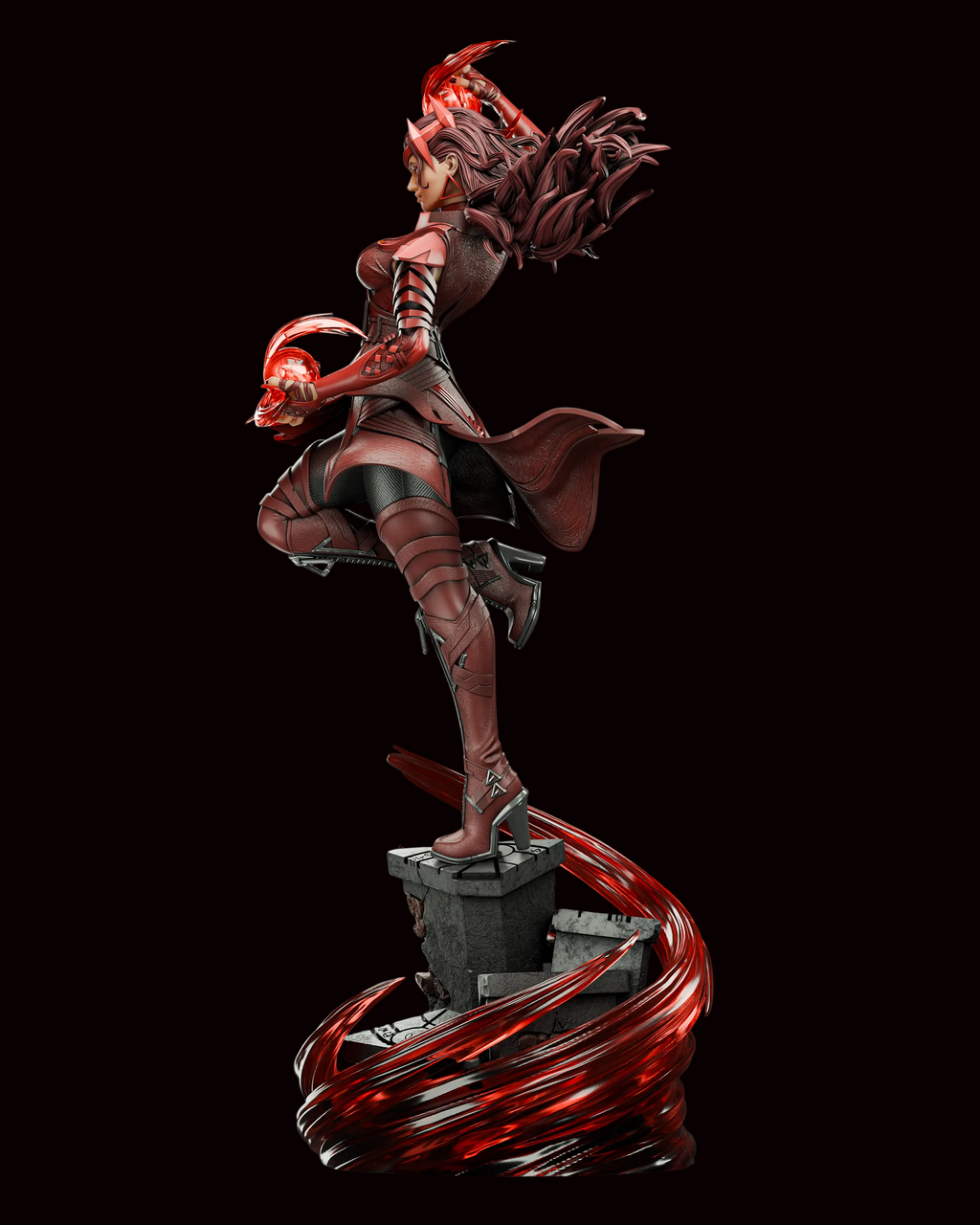 Scarlet Witch (Wanda Maximoff) | Comics | Fan Art | Fully Magnetized Figurine